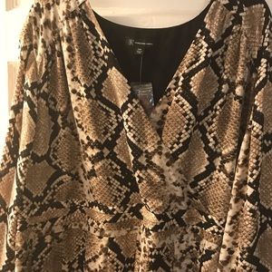 International Concepts Plus snakeskin dress